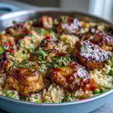 One-Pan Honey BBQ Chicken Rice