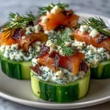 Cucumber Bites with Smoked Salmon