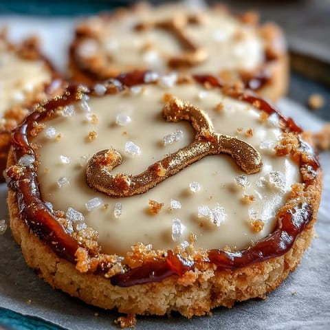 Buttery Taurus Zodiac Sugar Cookies with shimmering gold royal icing.