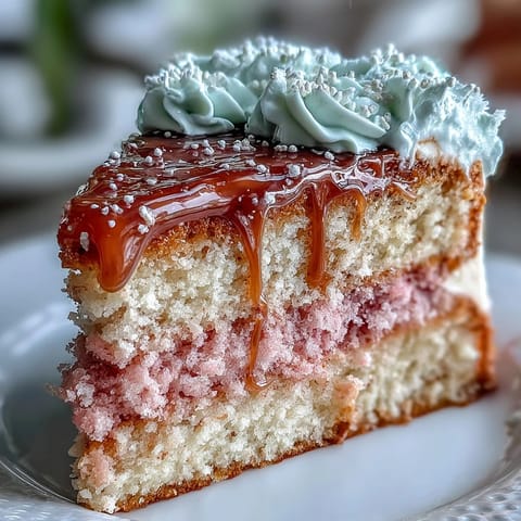 Elegant Bridal Shower Rosé Velvet Cake with shimmering gold drip.