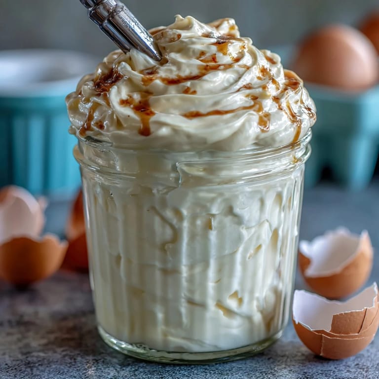 Quick and easy 5-minute homemade mayonnaise, rich and smooth, ideal for dips and dressings.