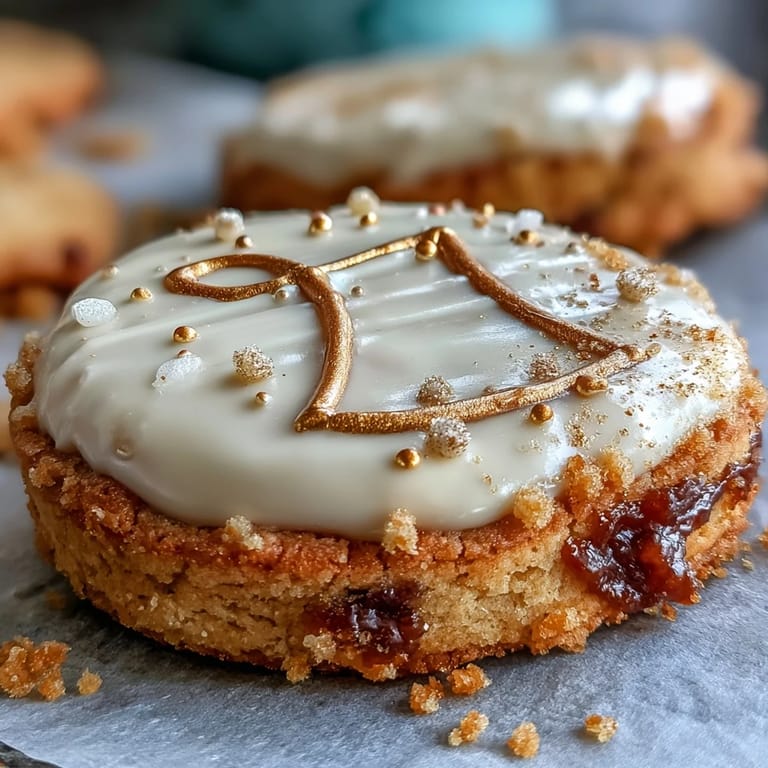 Gourmet Taurus Zodiac cookies, artfully decorated with edible gold royal icing details.